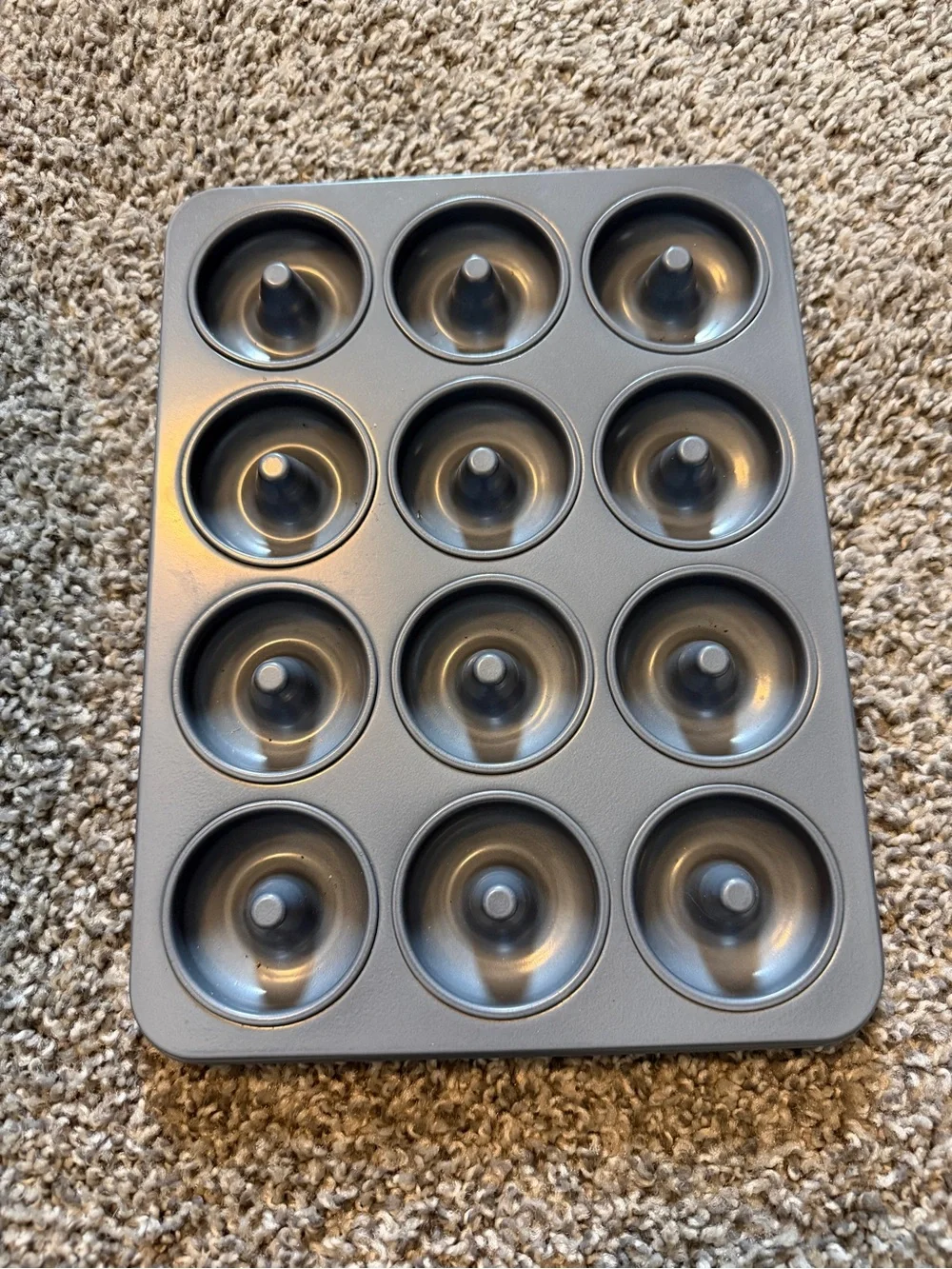 Mini Donut Baking Pan - Gray Nonstick